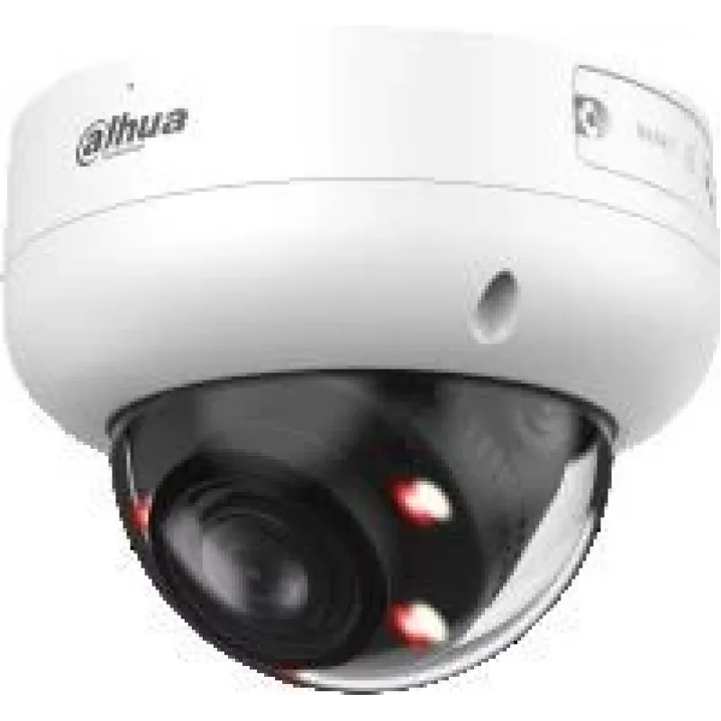 Dahua WizSense Kupli IP Turvakaamera DH-IPC-HDBW3849R-ZAS-IL-27135 — 3840×2160, 30 kaadrit/s, lagi, juhtmega, valge