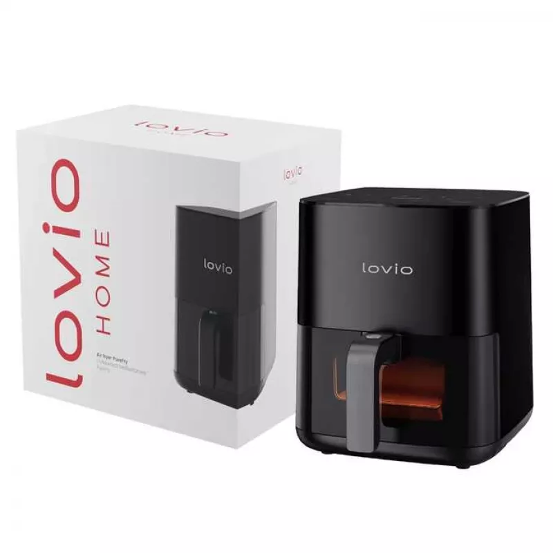 Lovio LVAF001BK õhufritüür 5 L must — lauaõhufritüür, 5‑liitrine maht