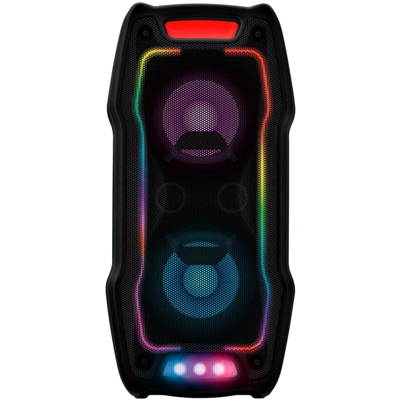 Kõlar SVEN PS-730, must (100W, TWS, Bluetooth, FM, USB, microSD, LED-ekraan, 4400 mA*h)