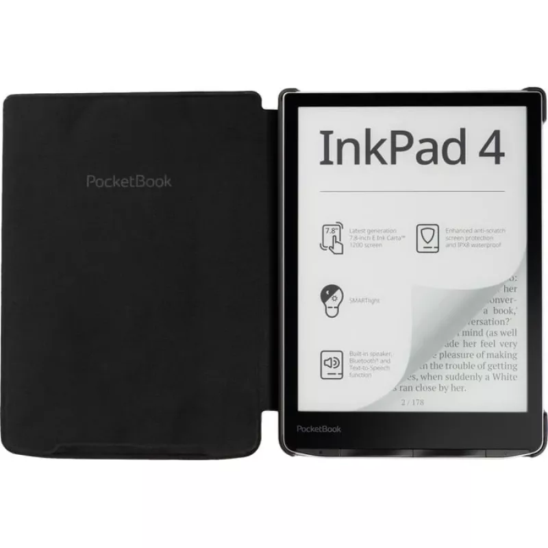 Tahvelarvuti ümbris PocketBook H-S-743-CL-WW 7,8-tollistele seadmetele, läbipaistev kaitseümbris