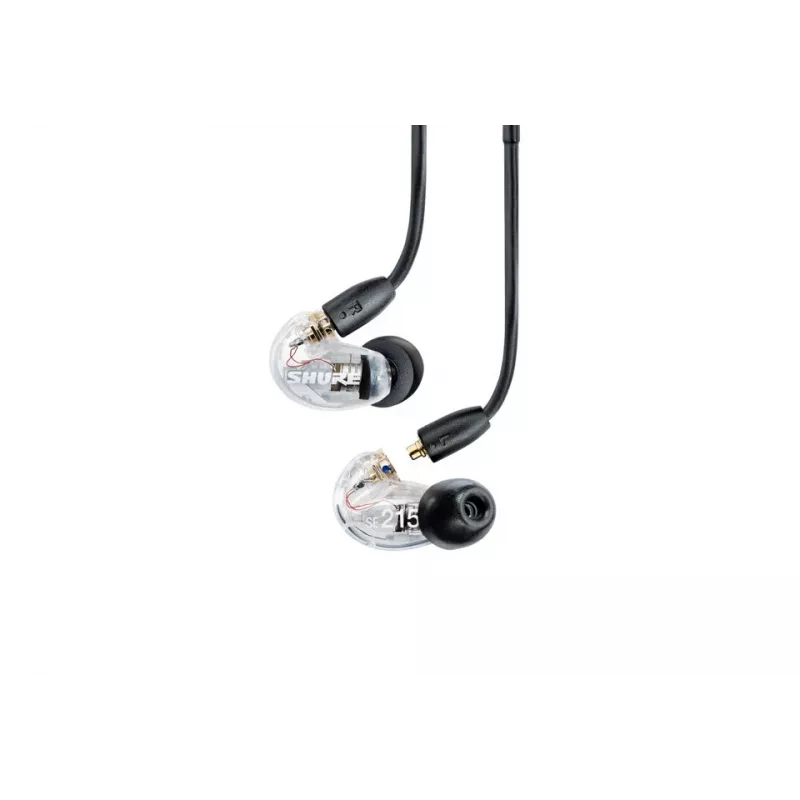 Shure AONIC 215 - kõrvasisesed kõrvaklapid ühe muunduri ja 3,5 mm kaabliga (läbipaistev)