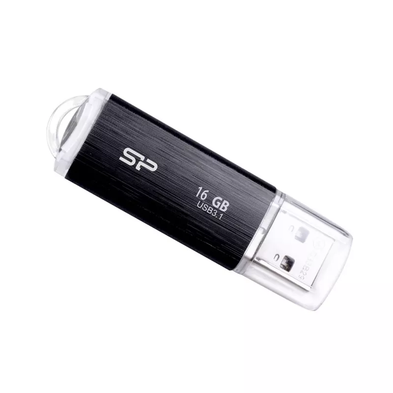 SILICON POWER Blaze B02 mälupulk USB-mälupulk 16 GB USB Type-A 3.2 Gen 1 (SP016GBUF3B02V1K) Must