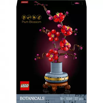 LEGO Icons ploomiõie lilledekoratsiooni väljapanekukomplekt 10369, mitmevärviline