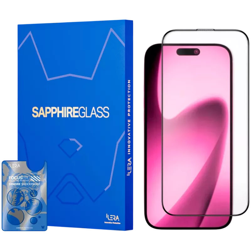 iLera Sapphire Ultra Glass 2.0 iPhone 17 Air jaoks
