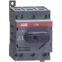 ABB OT80F3 - 3P - juhtmega - must - IEC 60947-3 / UL 508 / CSA C22.2 nr 14 - 600 V - 52,5 mm