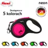 Flexi New Neon S 5 m koera automaatjalutusrihm