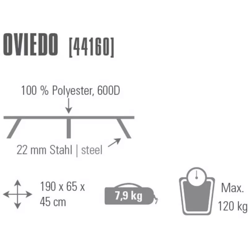 camping cot Oviedo 44160 (Hall)
