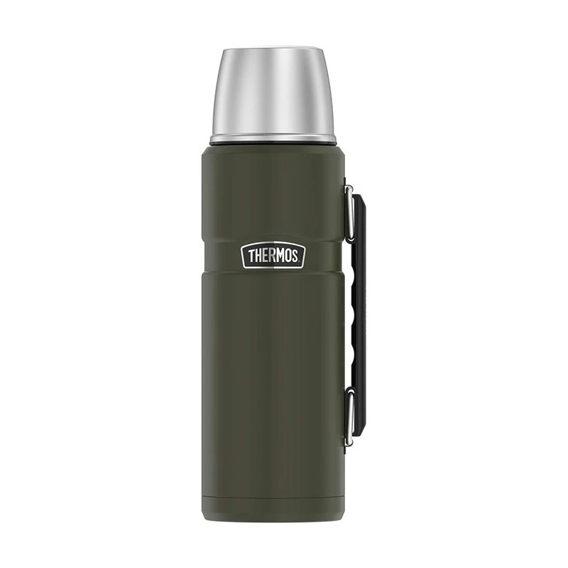 Termopudel THERMOS TH-170028 470 ml, vaakumisoleeritud roostevaba teras, sõjaväeroheline, 24 h kuum/külm