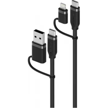 Alogic ELEMENTS SILICONE 4-IN-1 - Kaabel - Digitaalne/Andmeside (ELSI4IN1U2BK1.5)