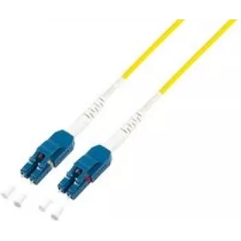 LogiLink Uniboot LWL Patchkabel, 2x LC-Duplex, OS2, 15,0 m platzsparende Patchlösung für Hochleistungsnetze, Faser: - 1 Stück (FP0UB15)