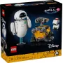 LEGO ehituskomplekt Disney Pixar WALL·E ja EVE 43279 — 811 tükki, 130 mm kõrgus, alates 18. eluaastast