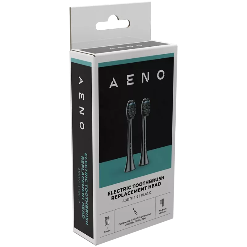 AENO asendusharjapead, must, Duponti harjased, 2 tk komplektis (mudelitele ADB0004/ADB0006 ja ADB0003/ADB0005)