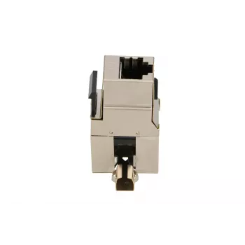 Keystone jack Extralink CAT6 STP RJ45, emane, terasevärvi, 1 tk