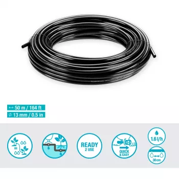 Gardena 13504-20 aiavoolik 50 m Maa-alune Must