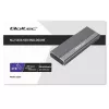 Qoltec korpus M.2 SATA (NGFF) SSD-kettale, USB-C
