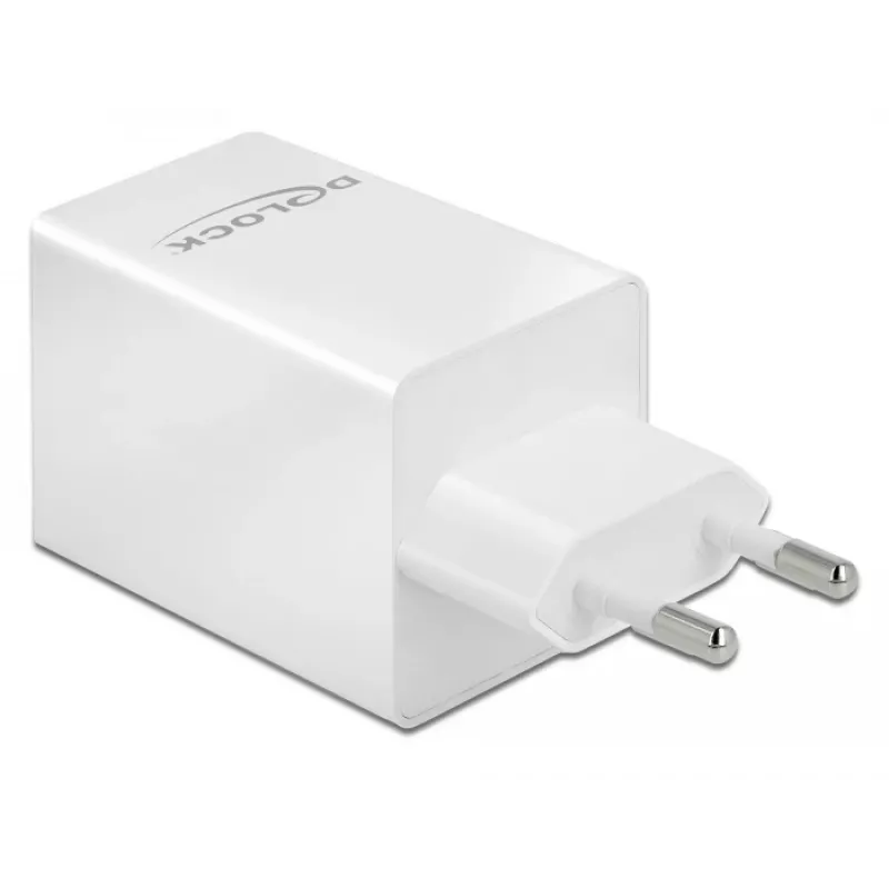Laadija DeLOCK USB GaN laadija USB USB-C PD 3.0 ja USB Type-A 48 W