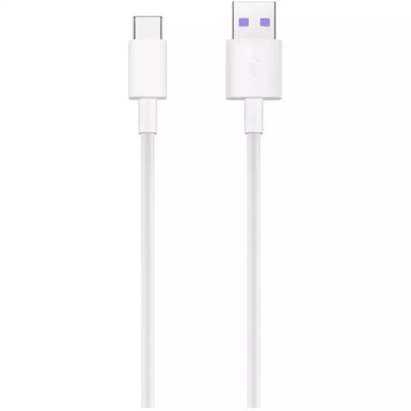 Huawei - AP71 / HL-1289 - Kiirlaadimiskaabel / Andmekaabel Type-C – Valge HULGIPAKEND