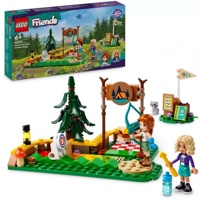 Ehitusmänguasi LEGO Friends Viburadade seikluslaager 42622 — 157 detaili, 2 minifiguuri, vanus 6+
