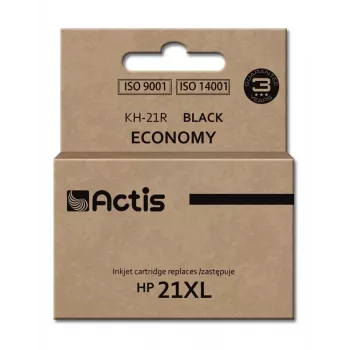 Tindikassett ACTIS KH-21R ühilduv HP 21XL C9351A jaoks — must, pigmenttint 20 ml, kõrge (XL) tootlus, üksikpakend