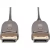 DisplayPort AOC hübriidkiudoptiline kaabel, UHD 8K (must, 30 meetrit)