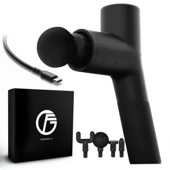 Extralink Massage Gymgun Fit 2.0 Lite massaažipüstol, 4 otsakut, 6 režiimi