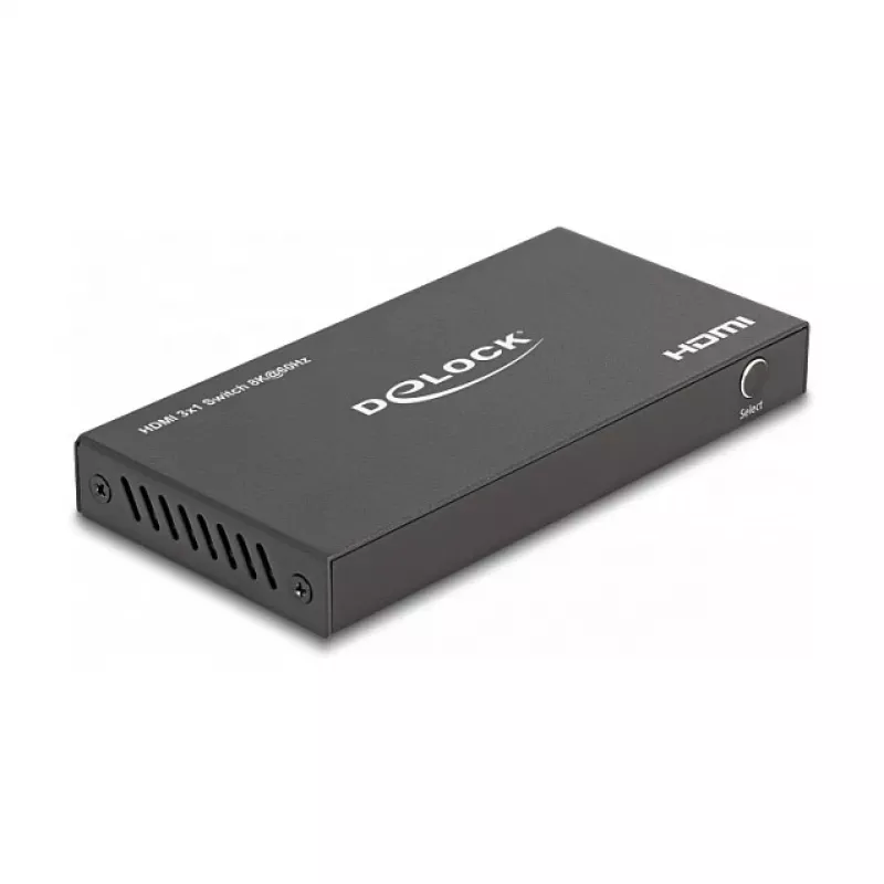 DeLOCK HDMI-lüliti, 3 x HDMI-sisend ühele HDMI-väljundile, 8K 60 Hz