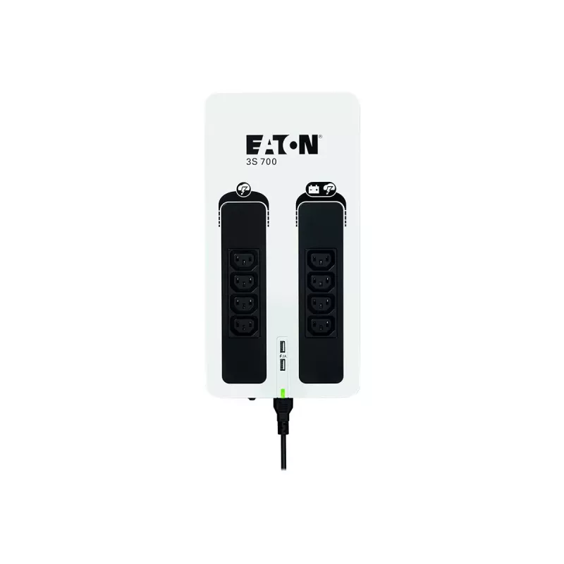 Eaton 3S700I katkematu toiteallikas (UPS) ooterežiim (võrguväline) 0,7 kVA 420 W 8 AC-pistikupesa
