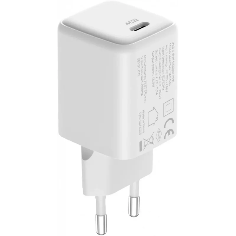 USB-C laadija YENKEE G45 VOLT 45W Power Delivery 3.0, 3A väljund