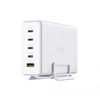 D-Link 240 W GaN laadija, siseruumides, vahelduvvool, valge