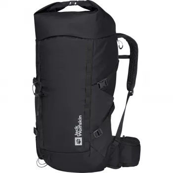 Jack Wolfskin Cyrox Shape 30 S-L seljakott - Must, 30 L