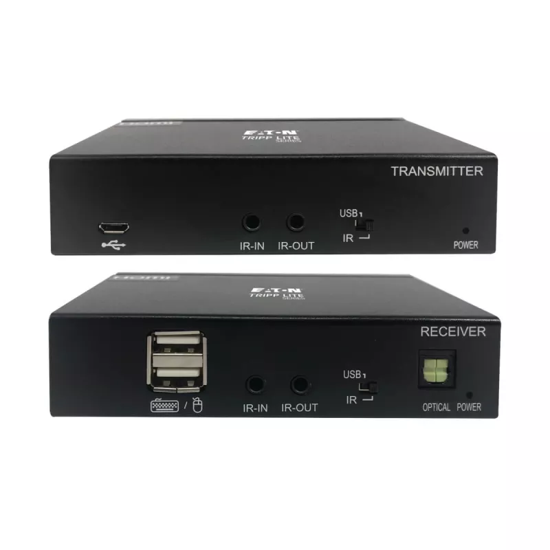 Eaton Tripp Lite Series USB-C to HDMI üle Cat6 pikenduskomplekt KVM-toega, 4K 60Hz, 4:4:4, saatja/vastuvõtja, USB, PoC, HDCP 2.2, kuni 70 m, TAA