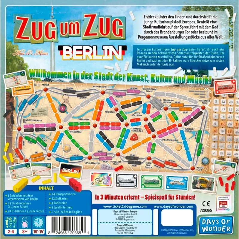 Zug um Zug: Berlin, lauamäng