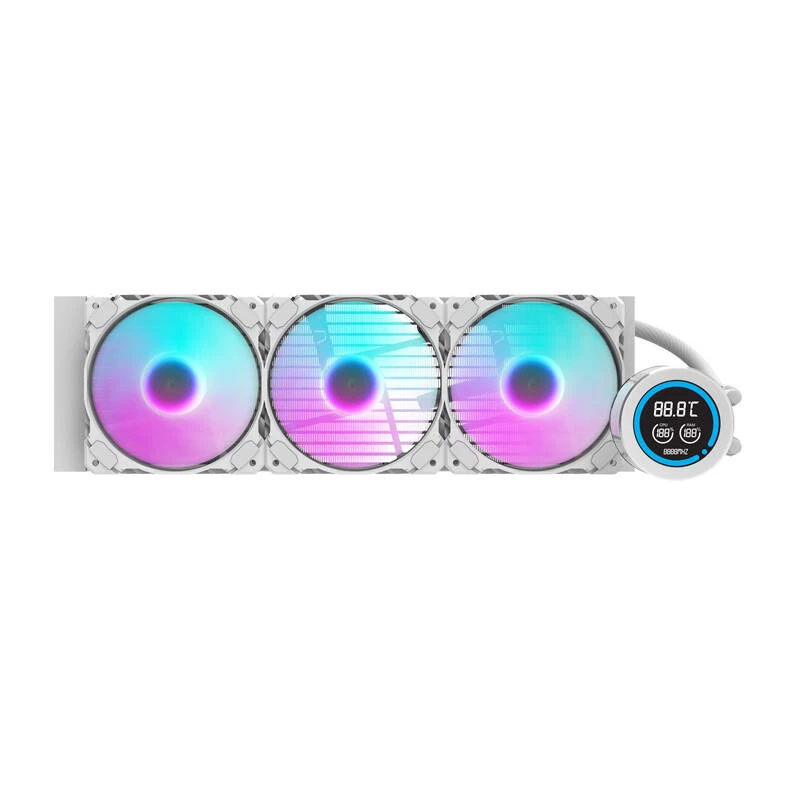 360mm arvutiradiaator Darkflash DN-D360 Valge — 360 mm jahutusradiaator arvuti vedelikjahutuseks