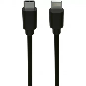 Mobiiltelefoni kaabel Ansmann 1700-0106 Must USB C Lightning 0,12 m
