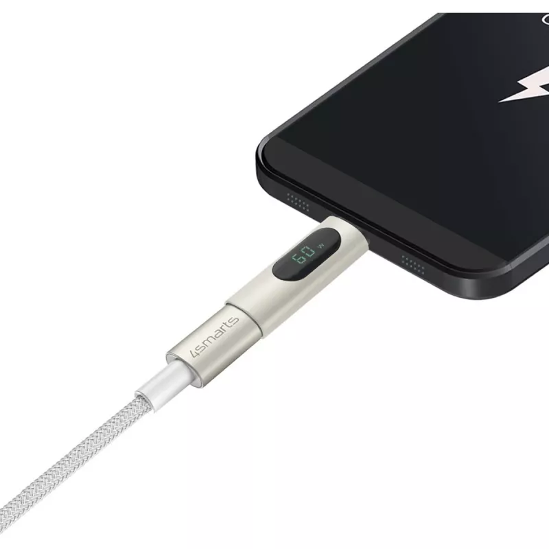 4smarts USB-C – USB-C kaabel PremiumCord 100W 3m valge - 3 m - USB C - USB C - USB 2.0 - 0,48 Gbit/s - valge