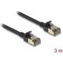 DeLOCK RJ45 võrgukaabel Cat.8.1 3m Must