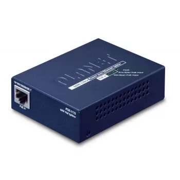 Planet POE-171S – ühe pordiga Ultra PoE-jagaja – 10/100/1000 – (12 V/19 V/24 V) (POE-171S)