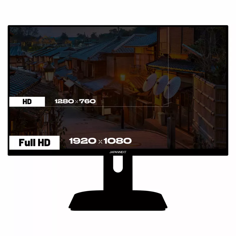 JAPANNEXT JN-IPS238FHD200F-HSP-CAMO arvutimonitor 61 cm (24 tolli) 1920 x 1080 pikslit Full HD LCD Must