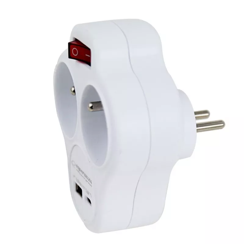 Esperanza ELK311W toitejaotur 2 GN. USB-C USB-A ON. Valge