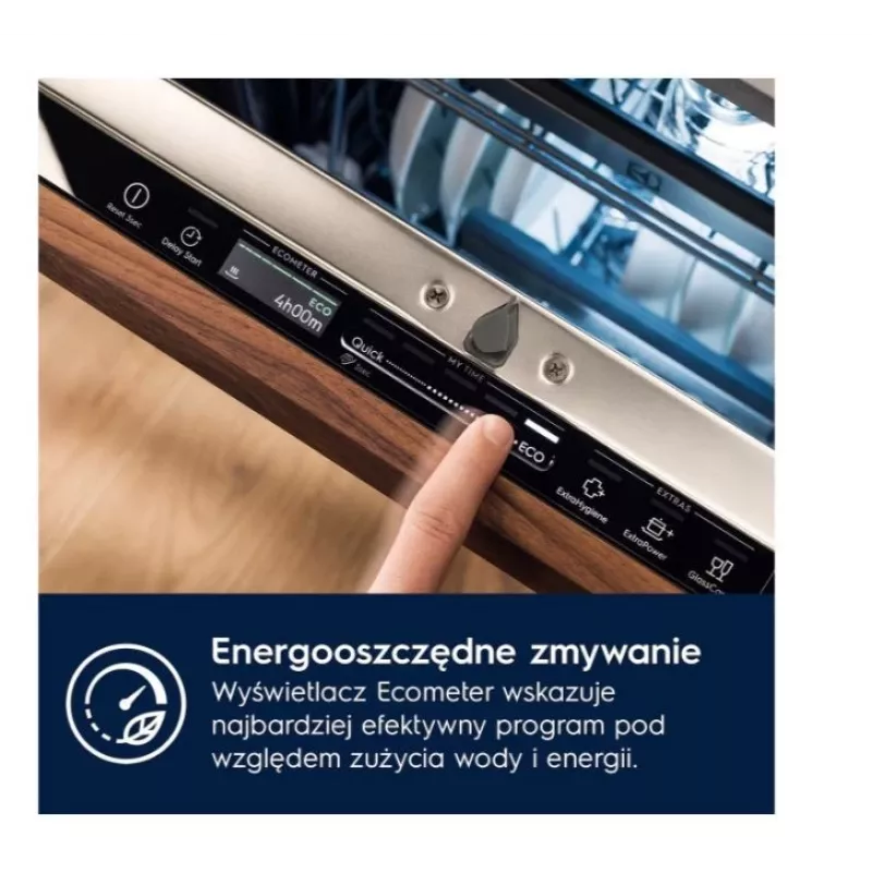 Sisseehitatav nõudepesumasin Electrolux EES48401L — 600 mm, 13–14 komplekti, energiaklass A, 10,5 l/tsükkel