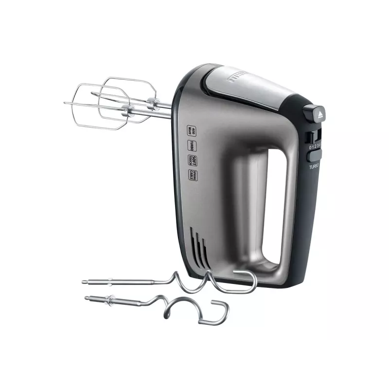 SEVERIN HM 3832 - Käsimikser - 400 W - Hall-metallik/must/roostevaba teras
