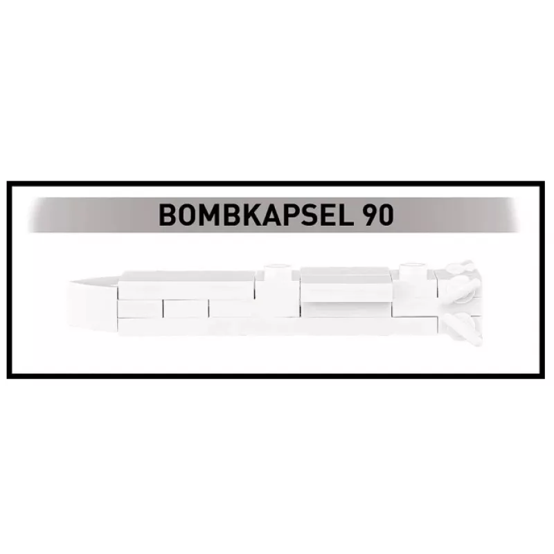 Ehituskomplekt Cobi Blocks Saab AJS 3 Viggen 911 tk mudelikomplekt, 911 osa
