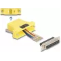 DeLOCK D-Sub 25 pin female to RJ45 female Assembly Kit kollane VGA RJ-45