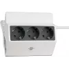Brennenstuhl 1150070, 3 m, 3 vahelduvvooluväljundit, siseruumidesse, IP20, antratsiit, valge, 16 A