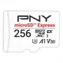 MikroSDXC mälukaart PNY microSD Express 256 GB UHS-I Lugemiskiirus 890 MB/s Kirjutamiskiirus 750 MB/s U3 V30