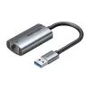 USB Gigabit Etherneti adapter Vention CEZ — juhtmega USB hostiliides, 1000 Mbit/s, hall