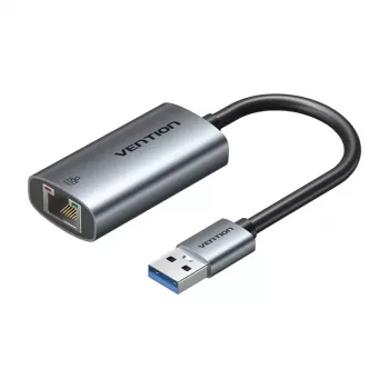 USB Gigabit Etherneti adapter Vention CEZ — juhtmega USB hostiliides, 1000 Mbit/s, hall