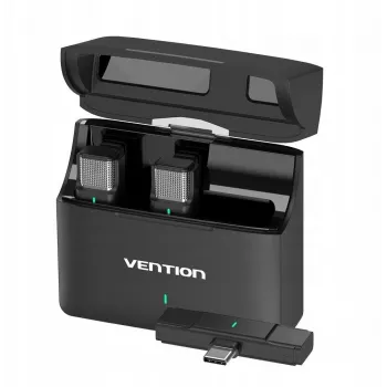 Kahe Ventioni USB-C mikrofoni komplekt + laadimisümbris