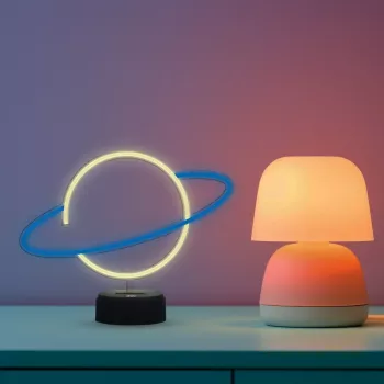 Manta SNL38BLT Style Neon Lights Planet dekoratiivne LED-lamp