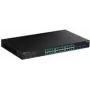 TRENDnet TPE 30284 - kommutaator - nutikas - 24 x 10/100/1000 (PoE+) + 4 x 10 Gigabit SFP+ - riiulisse paigaldatav - PoE+ (370 W) - AC 100 - 240 V (TPE-30284)